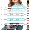 thumbnail image 3 of XIMIN Girls Ruffle Mock Neck Base Layer Shirt Kids Toddler Long Sleeve Fleece Thermal Top Solid Color Cute Underwear, 3 of 6