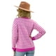 thumbnail image 5 of VISgogo suéter femenino, cuello redondo de color en contraste, manga larga, prendas de punto de retazos, traje de otoño, S/M/L/XL VISgogo  moda, 5 of 6