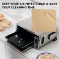 thumbnail image 3 of 12 Inch Air Fryer Parchment Paper for Ninja Air Fryer SP151 SP351 SP101 SP201 SP301, 120PCS Airfryer Disposable Liners for Ninja Foodi Airfryer Combo, Flip Up Toaster Oven Accessories, 3 of 4