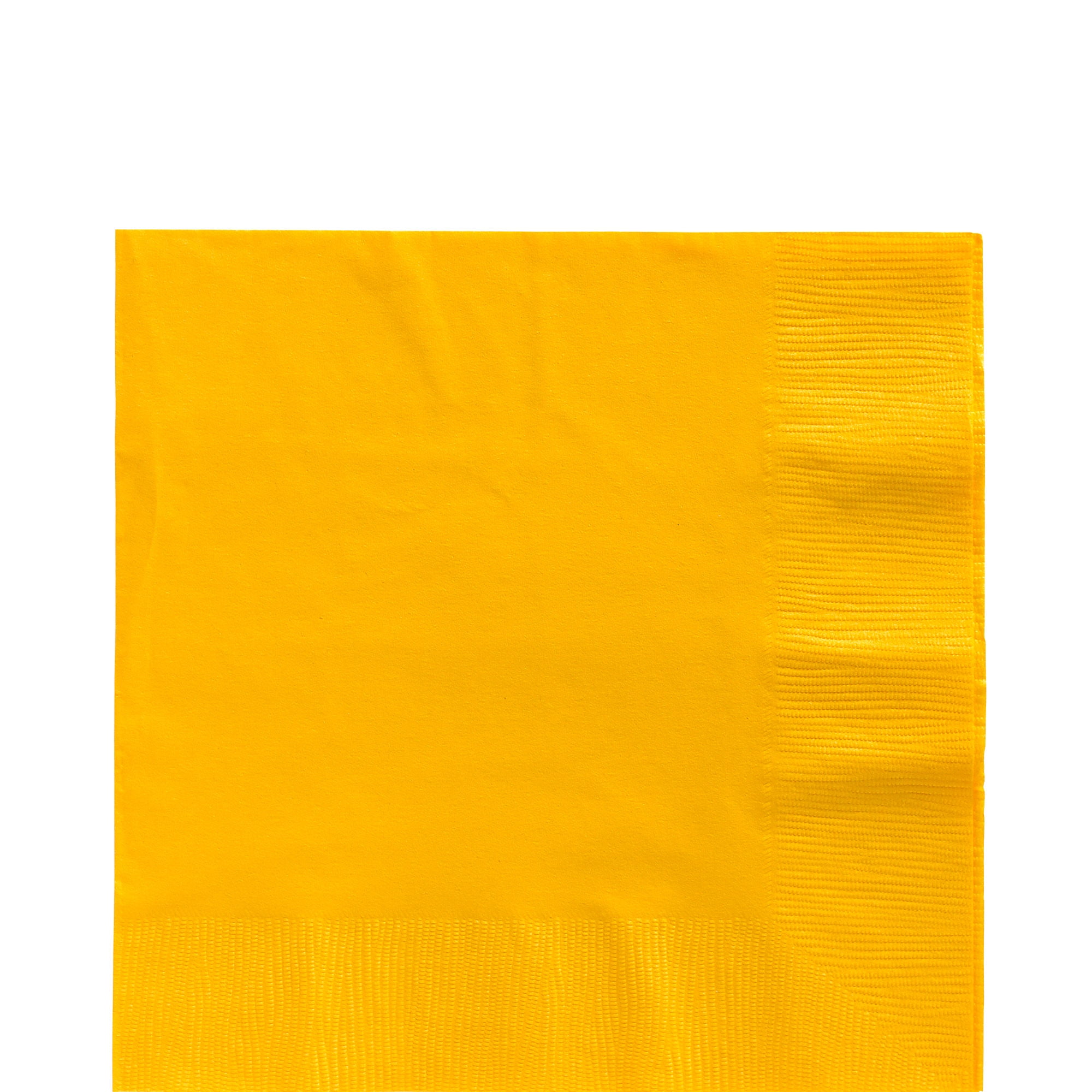 Bright Yellow Luncheon Napkins (125 Pack) Party Supplies