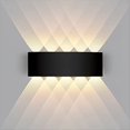 thumbnail image 2 of Lámpara de Pared LED para Exteriores, IP65, Resistente Al Agua, Iluminación de Arriba A Abajo, Aplique de Plástico para Escaleras y Jardín, CA 110-220 V, 2 of 7