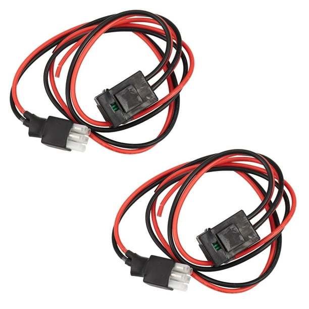 2X 30A 1M Fuse 6 PIN Short Wave Power Supply Cord Cable for Yaesu FT