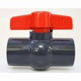 thumbnail image 1 of 50 mm ball valve with 2 1 1/2 PVC adhesive sleeves, U 10 bar, 1 of 4