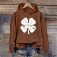 thumbnail image 2 of xixinqiwan Women's St. Patrick's Day Hooded Sweatshirts,Women Irish Slainte Hooded Shamrock Green Long Sleeve Shirt Festival Holiday Tops, 2 of 6