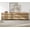 Oak, variant on WAMPAT 2-in-1 Modern Wood Dresser, 9 Drawers & Metal Base, Closet Storage Organizer for Bedroom,Oak