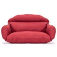 thumbnail image 1 of LeisureMod Coussin pour Chaise Oeuf Suspendue d'Extérieur pour 2 Personnes, Toutes Saisons, Rouge, 1 of 4
