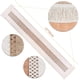 thumbnail image 2 of Heytea Caminos de Mesa de macramé Camino de Mesa de Arpillera Natural, Camino de Mesa Boho de algodón empalmado con Borlas para Boda Bohemia, Despedida de Soltera, Hom rústico, 2 of 5