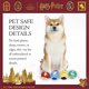 thumbnail image 3 of Juguete para Perro Harry Potter 4 Unidades Pelotas de Tenis Orgullo Hogwarts 6.5 cm, 3 of 5