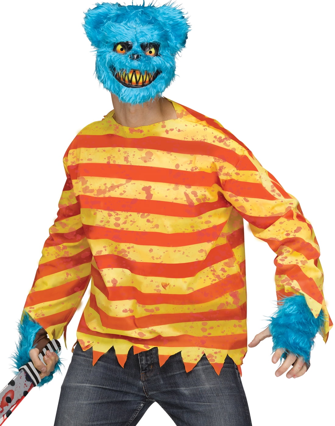 Smiffy’s Halloween Killer B Cost & Tabard Scary Adult Fancy Dress Party Costume 