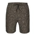 thumbnail image 3 of Logiee Dinosaur Print Mens Swim Trunks Quick Dry Board Shorts,Breathable Hawaii Beach Shorts Swimwear Bathing Suits-Medium, 3 of 6