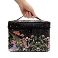 thumbnail image 3 of HELLHERO (8.86"x6.5"x5.9") Double Zipper Cosmetic Bag Storage Pockets Light Starlight Mushroom for Makeup for Men Women, 3 of 6
