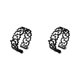 thumbnail image 1 of Sonducket Anillos de flores huecas para mujer, anillos ajustables de cobre para chica, joyería para fiesta de noche de boda Type1 NO1 Sonducket CBP053350, 1 of 5