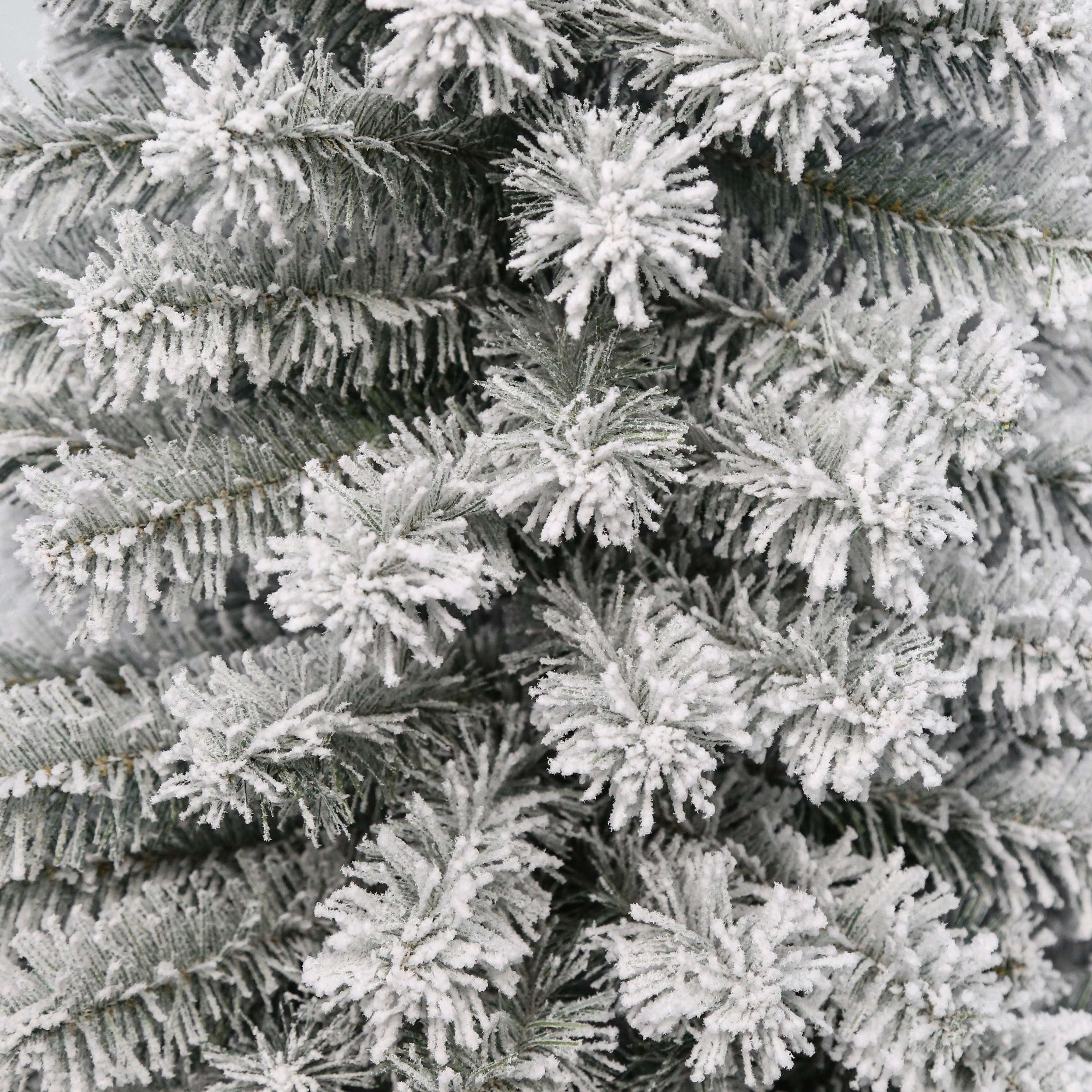 6' Pine Green Flocked Artificial Christmas Tree, by Holiday Time