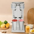 thumbnail image 2 of Double Head Electric Milkshake Maker, 180W+180W Commercial Stainless Steel Milk Shake Machine Two Speed with Overheat Protection&Cup, 16000RPM Drink Mixer Blender, 2 of 7