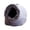 A, variant on Warm Hooded Cat Bed Self Heating Washable Detachable Padding for Cats under 20 Pounds Winter Use