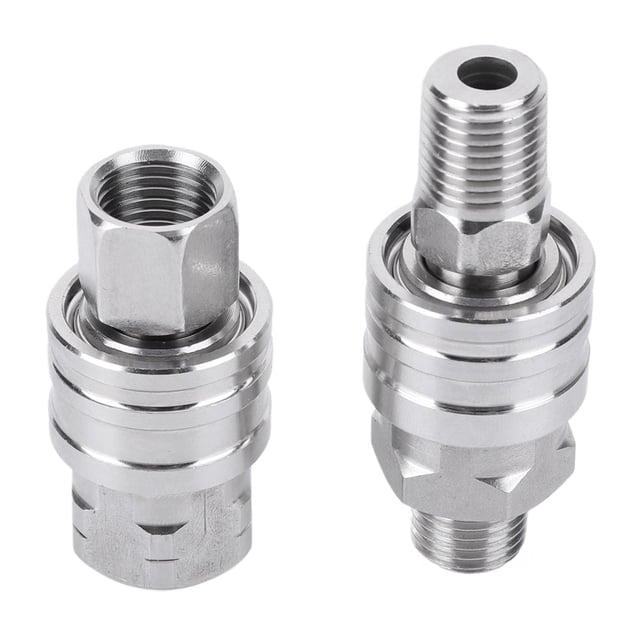 Adaptador Manguera Tubo Ndcxsfigh Accesorios Conexión Rápida 1/4 Pulgada Rosca Externa Interna 4 Uds