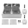 thumbnail image 2 of Dual  Frying Machine, Detachable Electric Deep Fryer  For Home Kitchens, 2 of 8