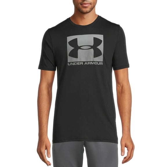 Under Armour Men's and Big Men's UA Boxed Logo Sportstyle T-Shirt with Short Sleeves, Sizes up to 2XL