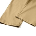 thumbnail image 5 of Men's Slim Fit Cargo Workwear Pants, Straight Leg Drawstring Elastic Waist Multi Pockets Casual Trousers Joggers, Quick Dry Breathable Lightweight Stretchy, Outdoor Hiking Gym, 5 of 7