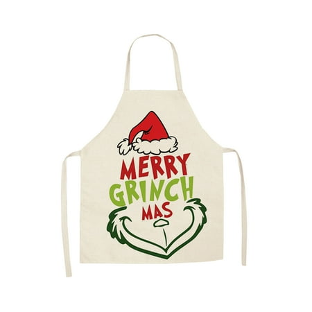 

Hanety Grinch Grinch Christmas Decorations Grinch Decor Christmas Apron Cotton And Linen Merry Xmas Apron Christmas Aprons For Christmas Party Aldult Christmas Gifts Christmas Grinch Decoration