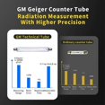 thumbnail image 2 of Counter Nuclear Radiation Detector - Radiation Dosimeter with LCD Display, Portable Handheld Beta Gamma X-ray Rechargeable Radiation Monitor Meter, 2 of 5