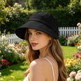 thumbnail image 6 of Eolstice Summer Bucket Hat, Wide Brim Sun Protection Hat, Casual Foldable Visor Cap, UV Blocking Fashion Hat for Women, Men, Outdoor Beach, 6 of 8