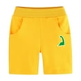 thumbnail image 2 of YTDSCS Boys Girls Cotton Shorts for Baby Kids Summer Elastic Waist Jogger Shorts Casual Cartoon Print Workout Five Pants for 1-9 Years, 2 of 8