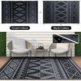 thumbnail image 2 of Outdoor Rug x ft Reversible Plastic Straw Patio Camping Rugs Large Foldable Outdoor Carpet Deck Rugs for Patio RV Outside Entry Backyard Bench Picnic &, 2 of 8