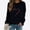 Black517#, variant on TANGNADE Women Outerwear Sweatshirt Women's Odonate Print Casual Fashion Sweatshirt Top Dragonfly Womens Sweater Grey 3XL