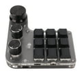 thumbnail image 1 of Clavier Macro Programmable, Connexion USB 9 Touches Largement Utilisé 3 Boutons Clavier de Jeu OSU pour la Musique, 1 of 8