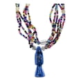 thumbnail image 2 of Collar Rosario Santa Muerte Azul Ritualizado Justicia, 2 of 3