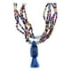 thumbnail image 2 of Collar Rosario Santa Muerte Azul Ritualizado Justicia, 2 of 3