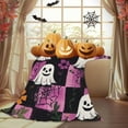 thumbnail image 6 of Black Friday Deals 2046 Flannel Blanket Ghost Print Halloween Shawl Blanket All Seasons Blanket, 6 of 6