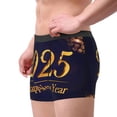 thumbnail image 2 of Vsdgher 2025 Happy New Year 3 Pattern Men's Boxer Brief Underwear,Soft Funny Underwear for Men-Large, 2 of 5