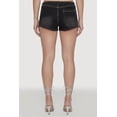 thumbnail image 4 of Women's Almost Famous Faux Zip Pocket Denim Micro Shorts, 4 of 4