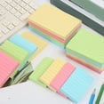 thumbnail image 4 of Vivcore Lined Sticky Notes 3x3 Inch Pastel Colors Large Ruled Post Sticky Strong Adhesive Memo Pads with Lines Colorful Notepads Super Sticking for Office Home, 4 of 6
