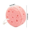 thumbnail image 3 of ZZkhGO Round Honeycomb Bath Sponge, Seaweed Foaming Shower Sponge, Gentle Exfoliating Body Scrubber for Kids Adult, 3 of 6