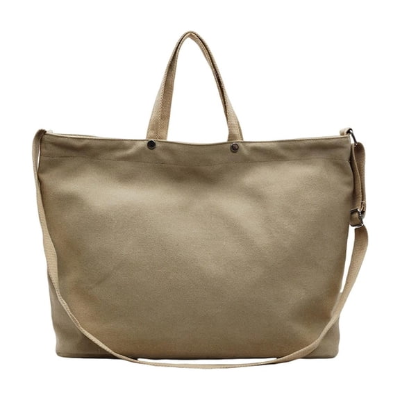 Large Capacity Canvas Tote Bag for Women – Multi-Use Shoulder Crossbody Handbag for Work Travel Shopping Casual Everyday Carry