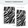 thumbnail image 5 of ZICANCN Outlet Covers Wall Plate, Zebra Animal Pattern Texture Light Switch Cover Decorative, Duplex Toggle Combo 1-Gang, 5 of 9