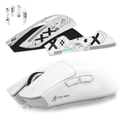 ATTACK SHARK Mouse Anti-Slip Grip Tape X11 for Superlight Wireless Gaming Mice, Sweat-Resistant, Ultra-Thin 0.5mm, White