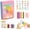 1set, variant on 2026 New Rainbow Squeeze Art Kit, Rainbow Scratch Paper Art Set Notebooks, Creative Craft Set with Paint Bottles, Watercolor Pens, Scraper Tool, Double-Sided Postcards & Stickers