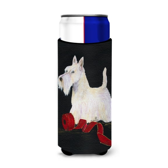Caroline's Treasures SS8553MUK Scottish Terrier Ultra Hugger for slim cans, Slim Can, multicolor