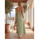 thumbnail image 3 of Vestido Largo Mujer Tirantes Ajustables | Corte Amplio Fluido Tipo Maxi, 3 of 5