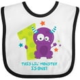 thumbnail image 3 of Inktastic Monster 1st Birthday Boys or Girls Baby Bib, 3 of 4