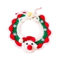 thumbnail image 2 of Collar de gato de punto de año Nuevo, collar de gatito, bufanda, accesorios de fotografía hechos a mano cómodos, collar de gato de punto de año Nuevo Papá Noel, 2 of 8