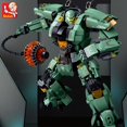 thumbnail image 4 of Sluban 542pcs Green Warrior Robot With Chain Hammer Building Blocks Toys, Robot Battle Armor Assembling Educational Toys, Christmas Gifts For Kids (No Box), 4 of 4