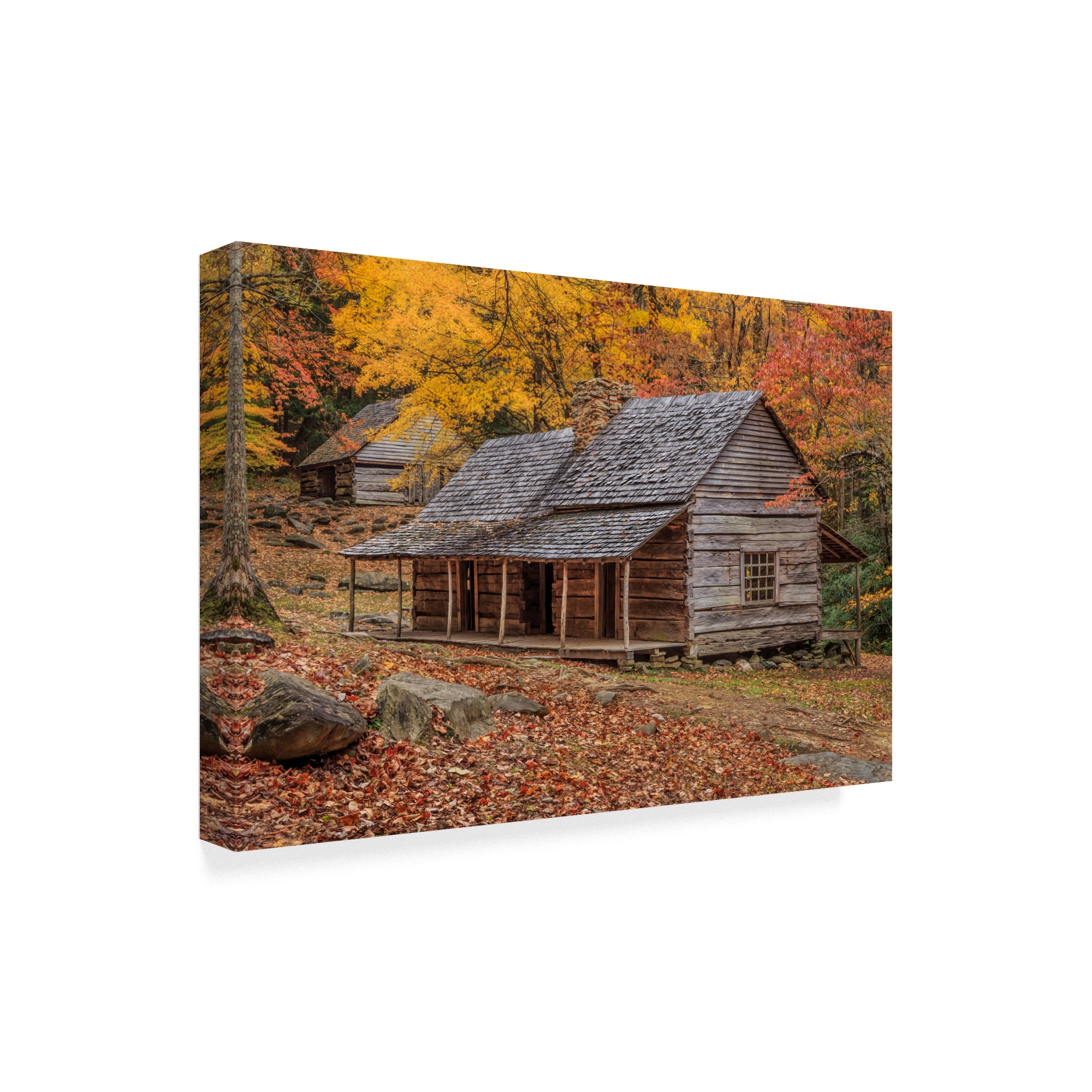 Trademark Fine Art 'Bud Ogle Place With Barn' Canvas Art by Galloimages Online