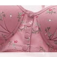 thumbnail image 3 of Gytharion Women's Front Closure Plus Size Bras Adjustable Breathable Printed Bras Push-up Underwear Everyday Bras Wireless,36B/C-46B/C, 3 of 8