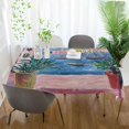 thumbnail image 3 of Yayeee Tablecloths 54" x 72" Rectangle Wrinkle Resistant Party Table Cover, Pink Window, 3 of 8
