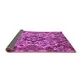 thumbnail image 2 of Ahgly Company Indoor Rectangle Abstract Purple Modern Area Rugs, 6' x 9', 2 of 4